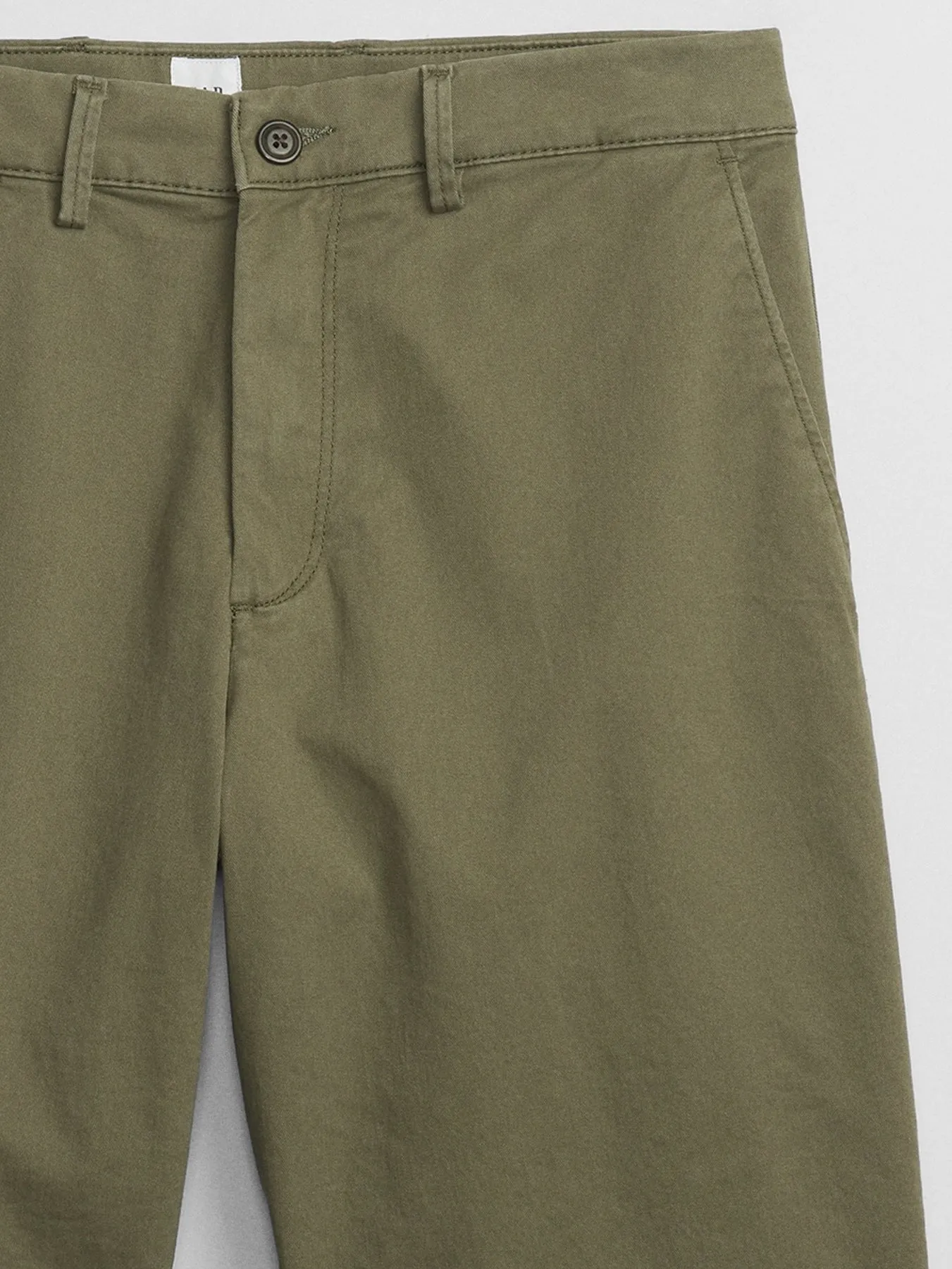 10" Essential Khaki Shorts with Washwell