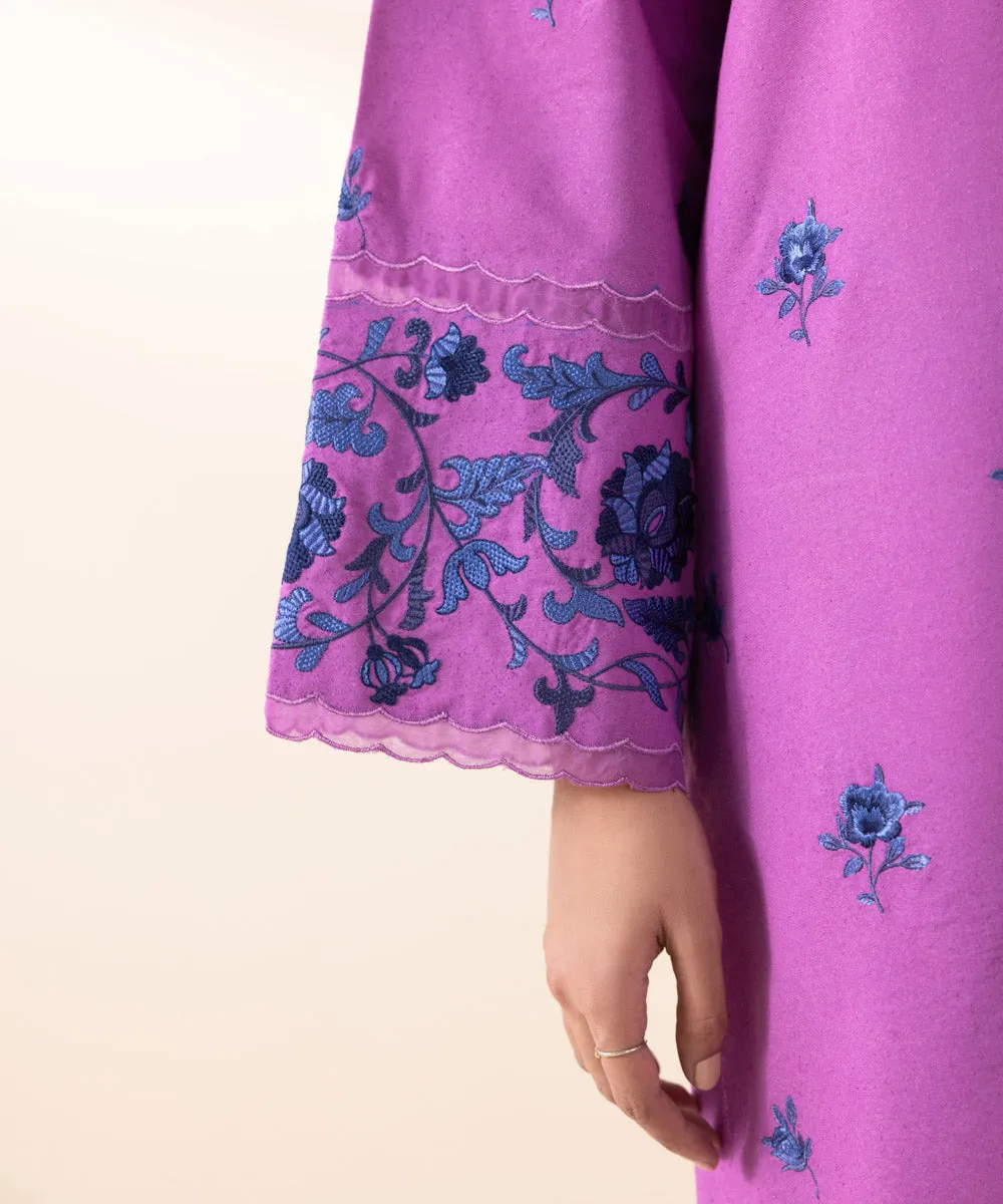 2 Piece - Embroidered Karandi Suit