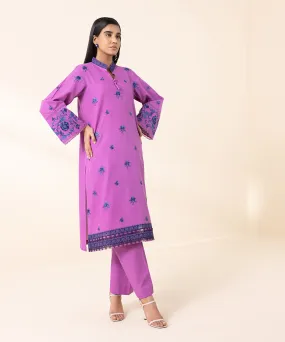 2 Piece - Embroidered Karandi Suit