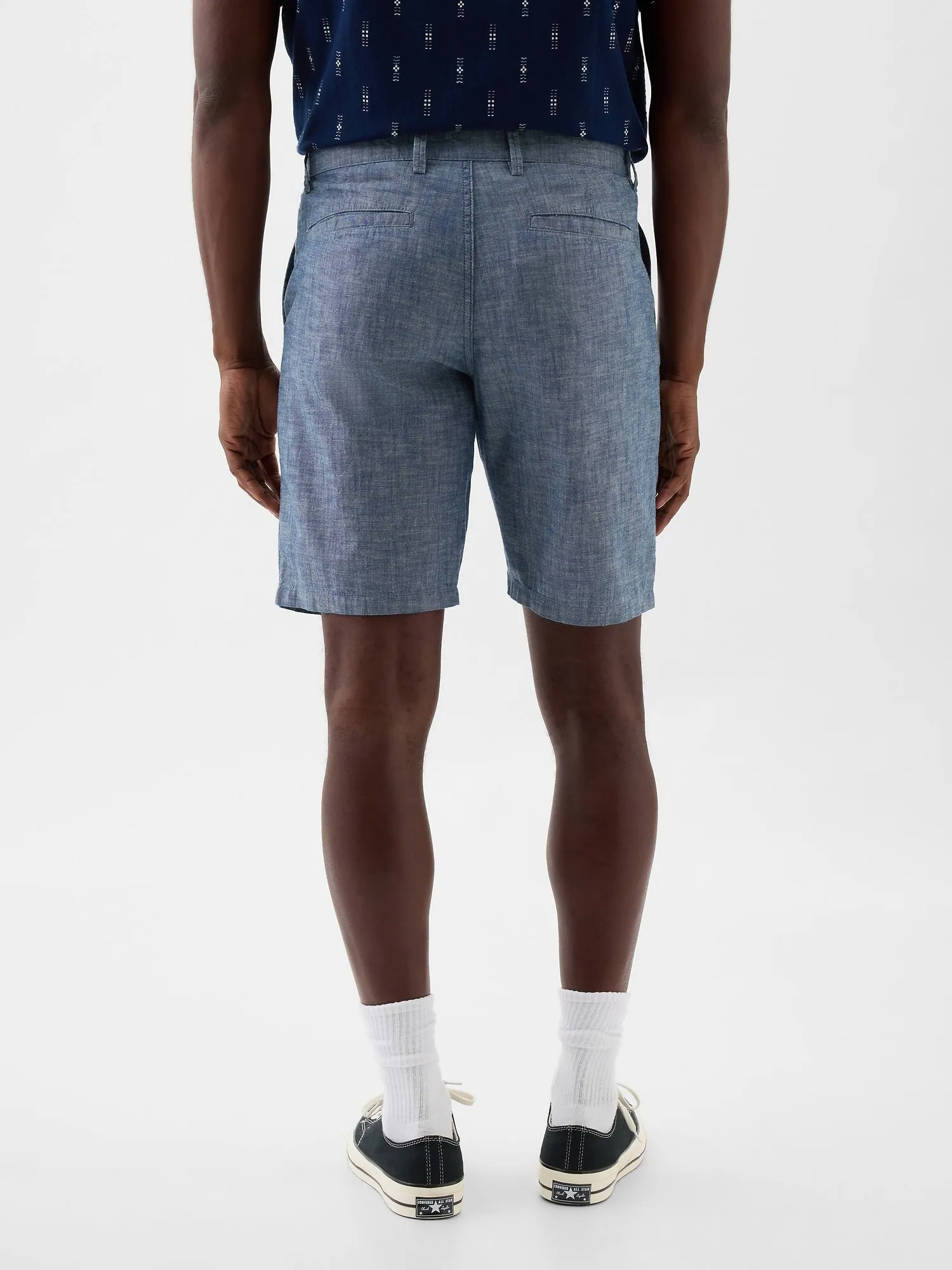 9" Essential Khaki Shorts with Washwell