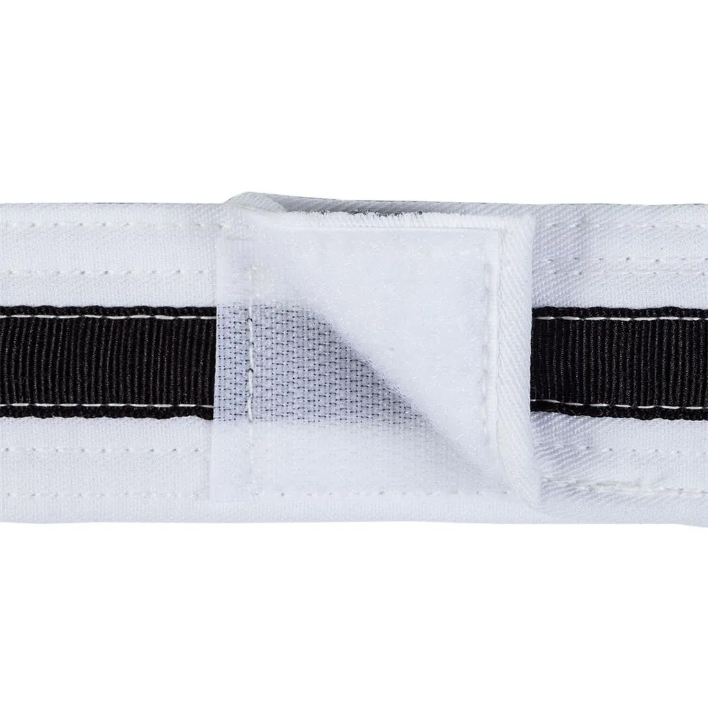 Adjustable Black Striped Belt