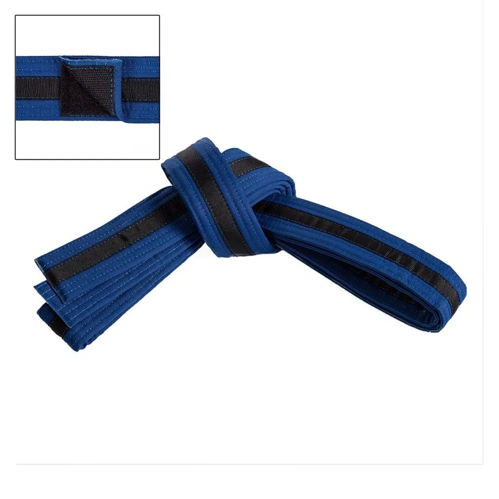 Adjustable Black Striped Belt