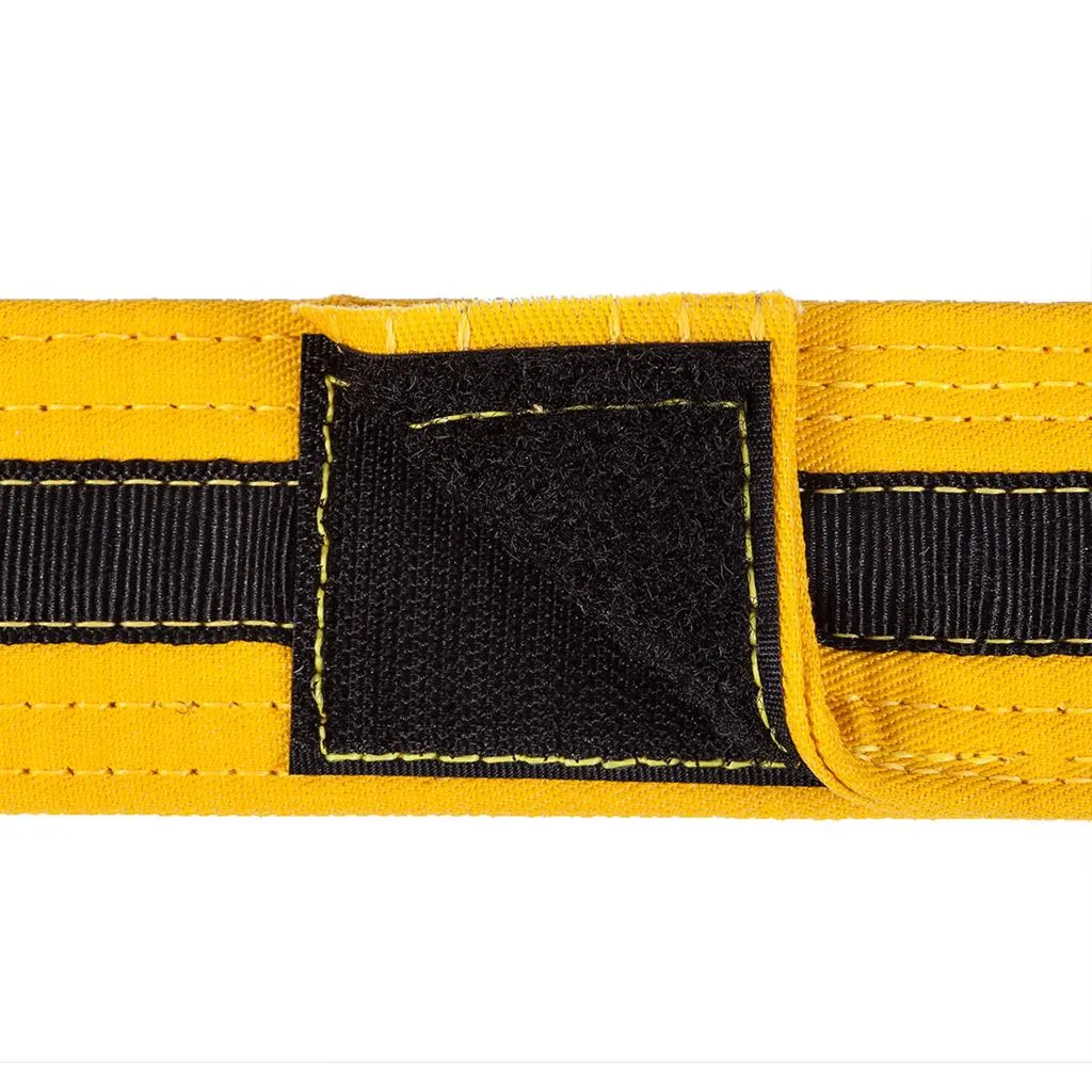 Adjustable Black Striped Belt