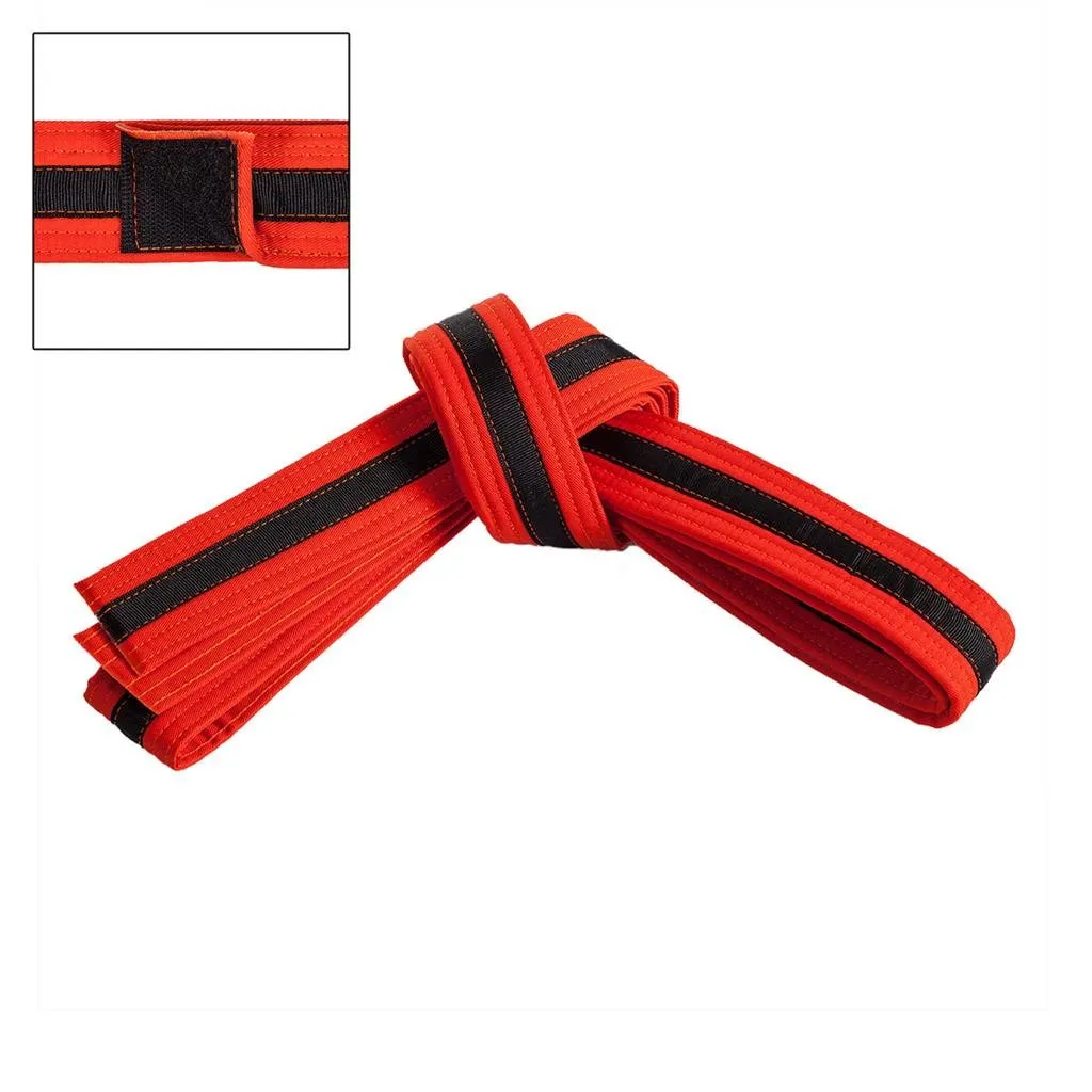 Adjustable Black Striped Belt