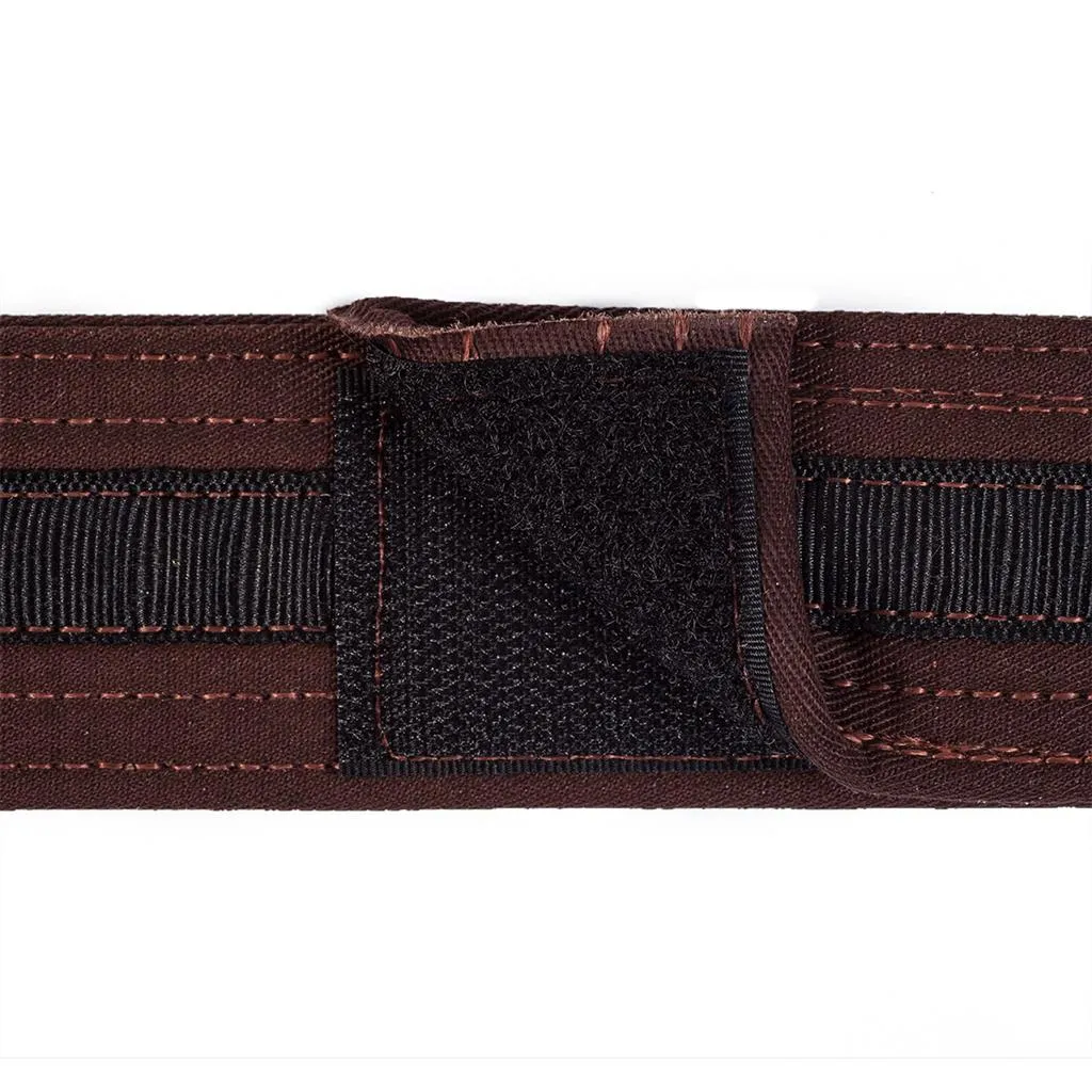 Adjustable Black Striped Belt