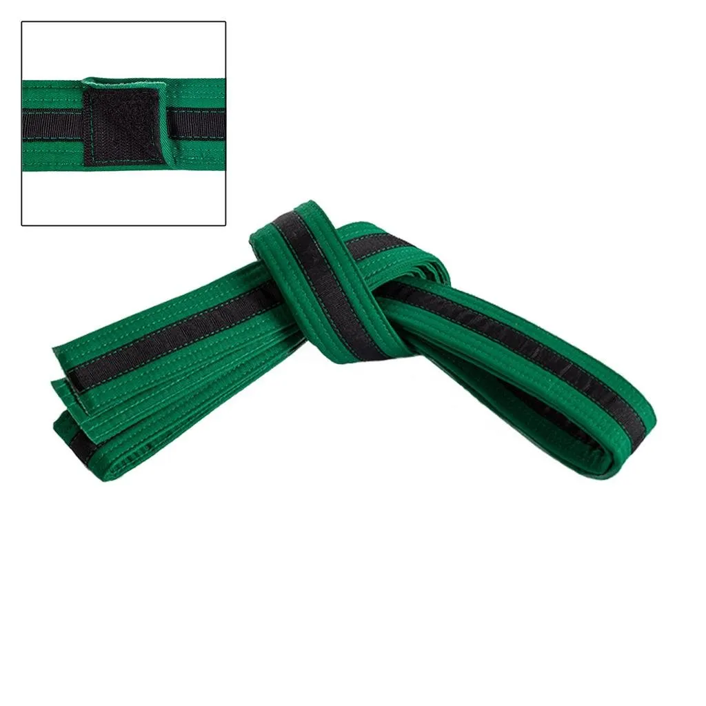 Adjustable Black Striped Belt