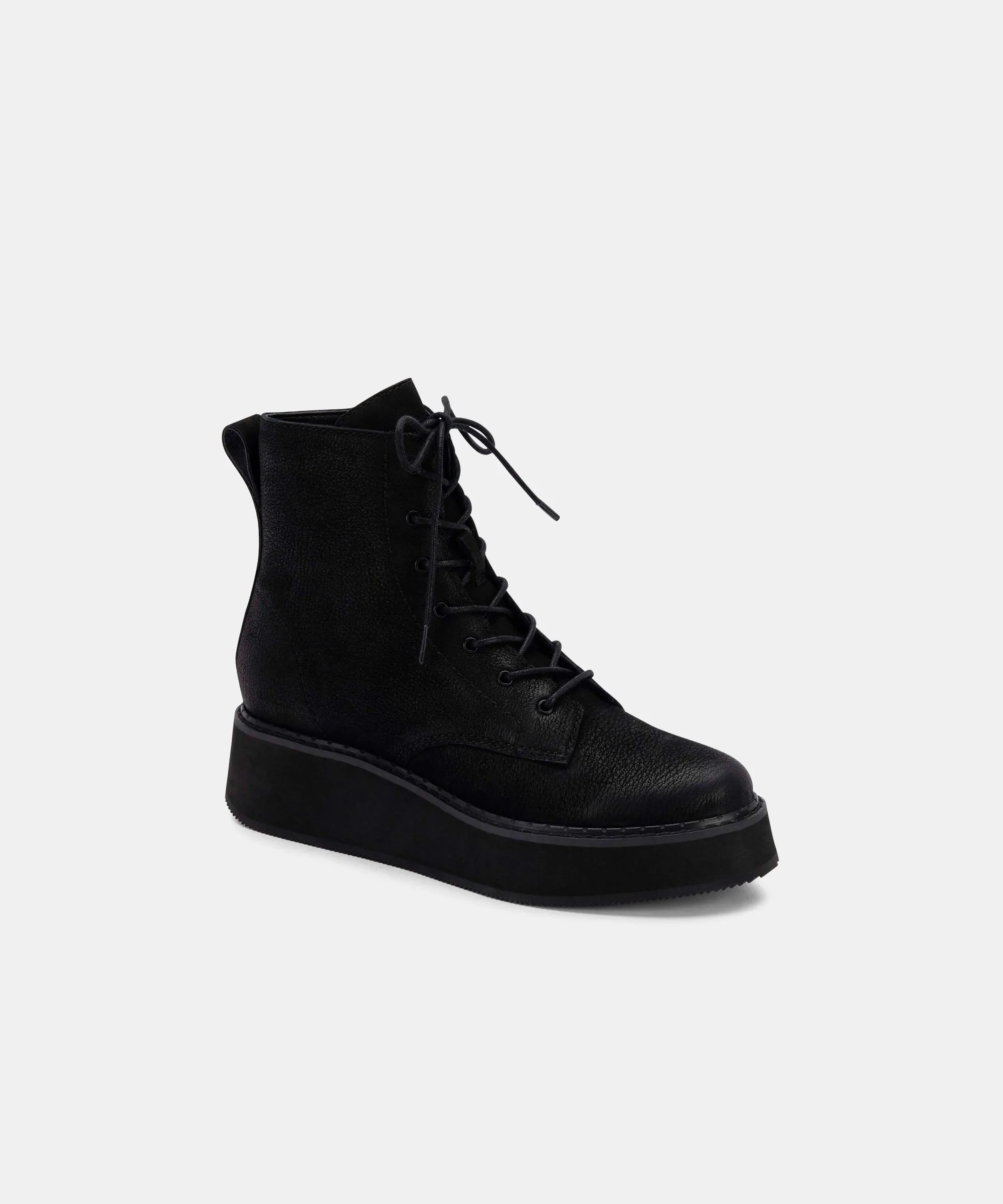 ADYSON BOOTIES BLACK NUBUCK re:vita