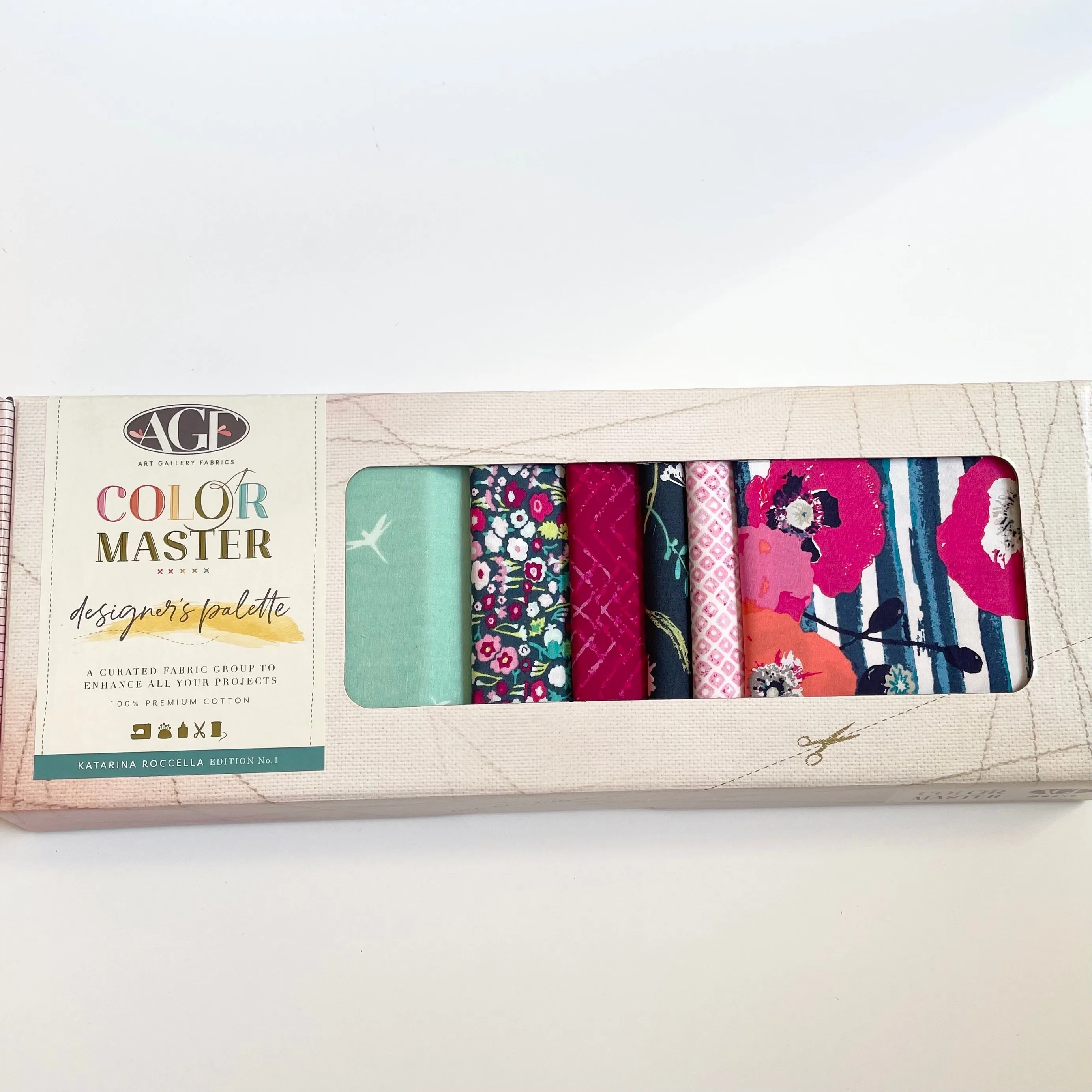 AGF Curated Bundle Designer's Pallette Fat Quarter Box - Katarina Roccella No. 1