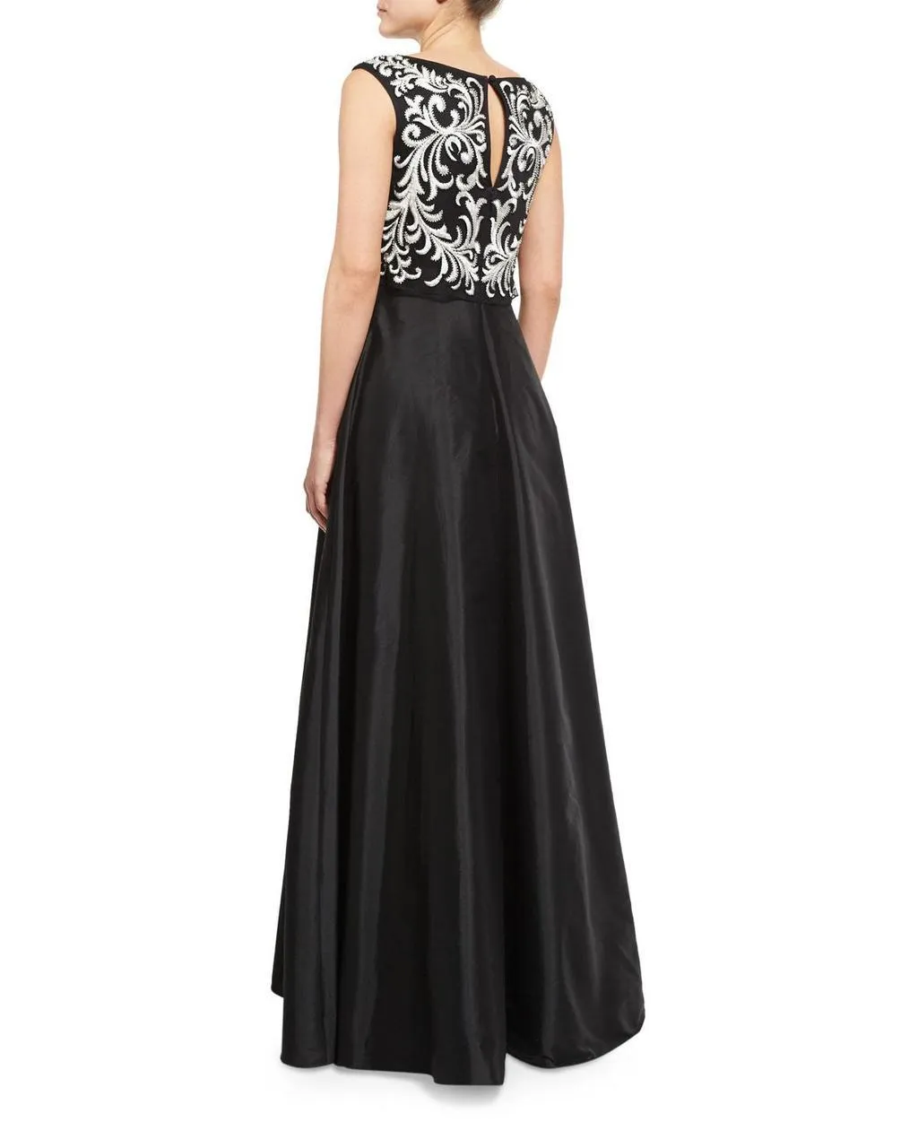 Aidan Mattox - Embroided A line Long Dress 54470750