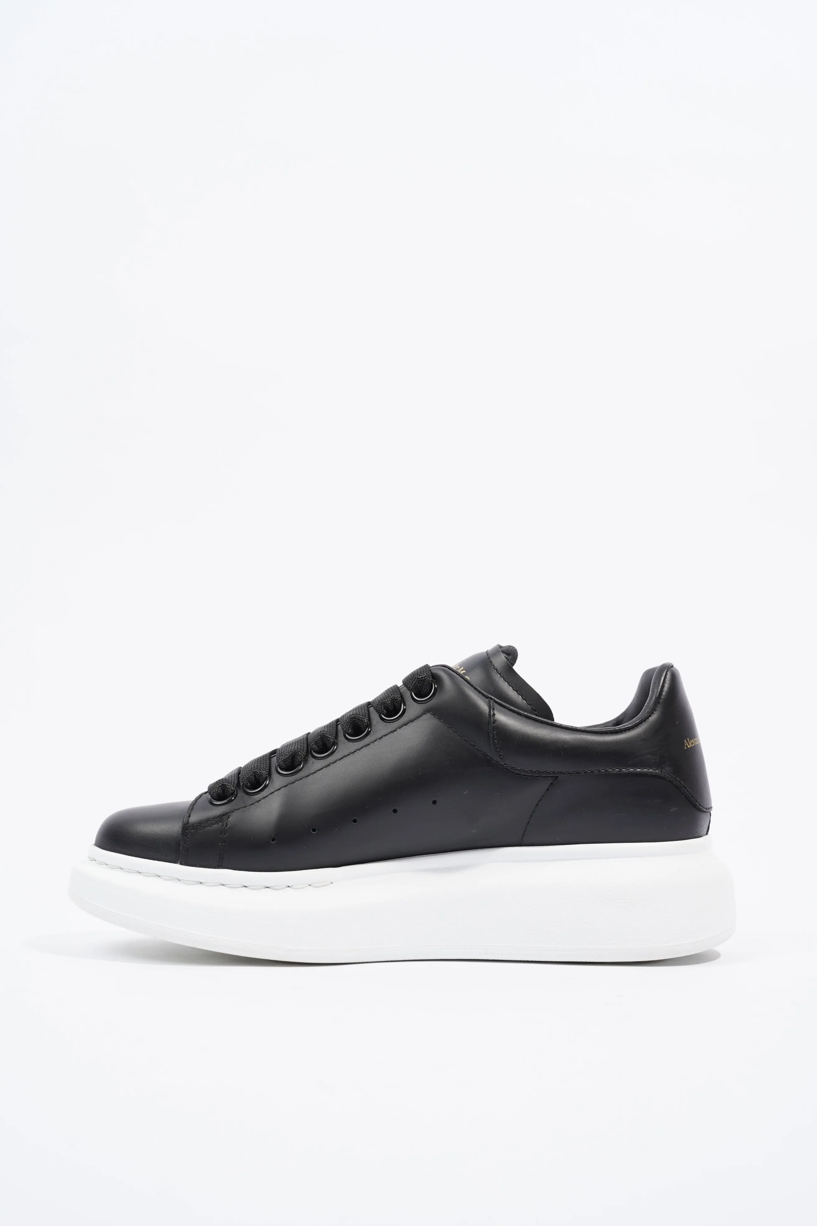 Alexander McQueen Oversized Sneaker Black Leather EU 37 / UK 4