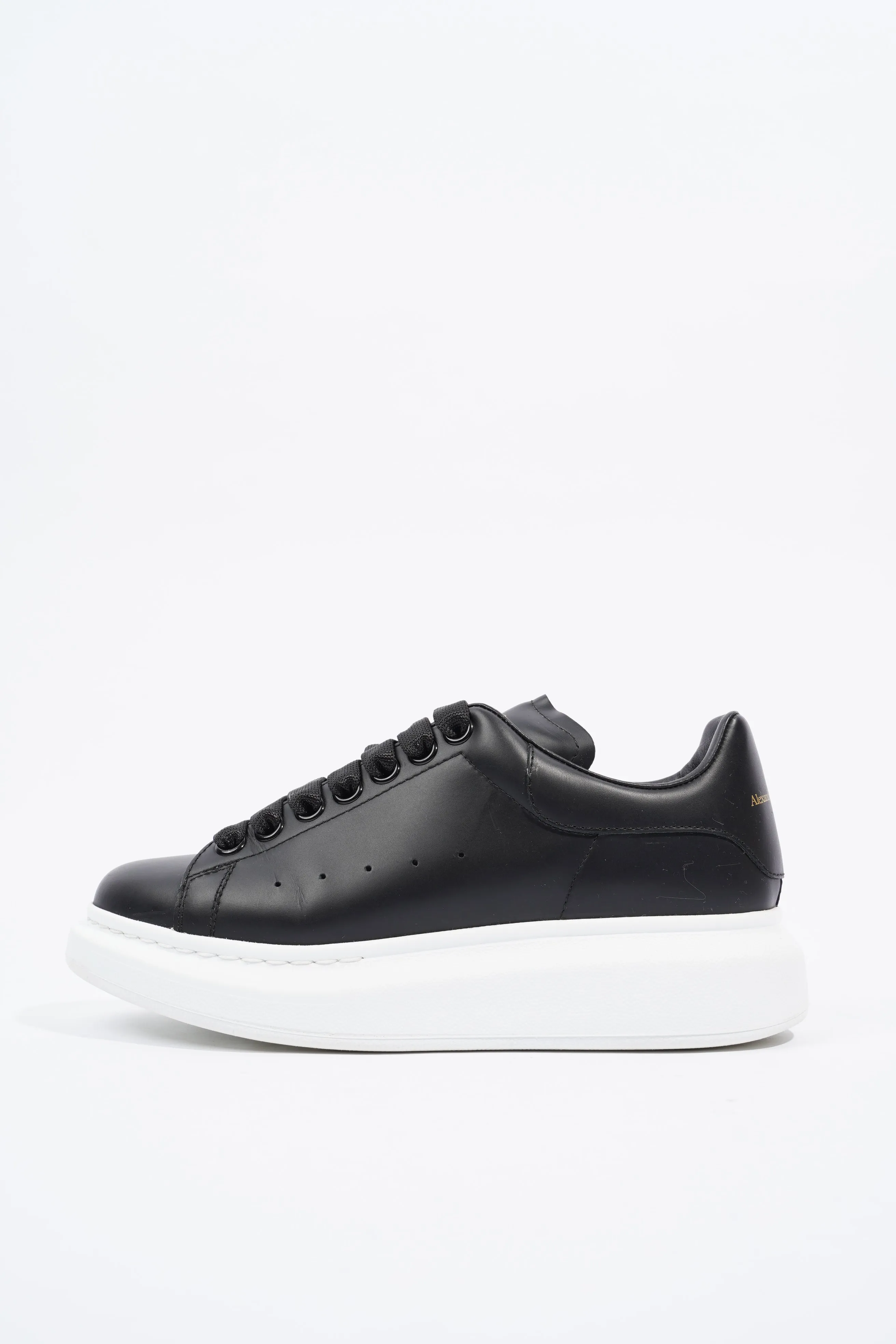 Alexander McQueen Oversized Sneaker Black Leather EU 37 / UK 4