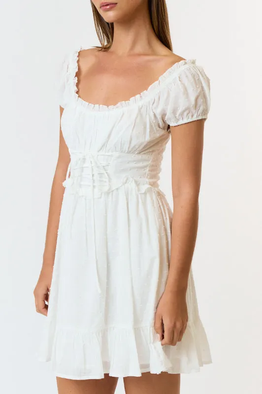 amelia dress - off white