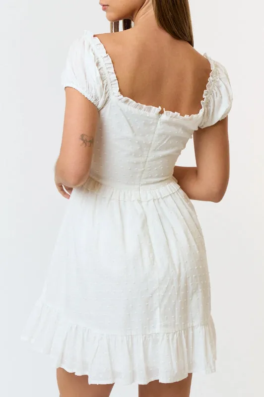 amelia dress - off white