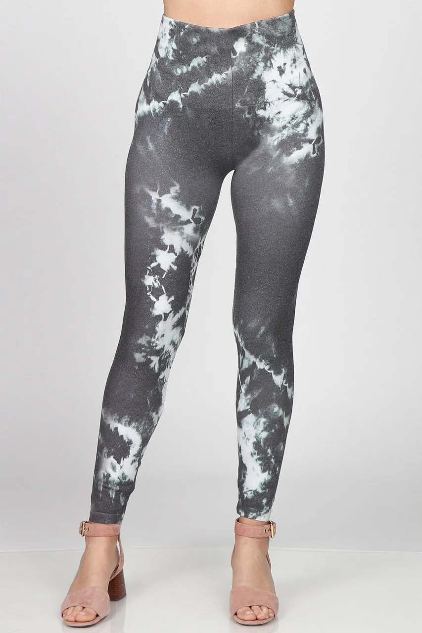 B4292CC High Waist Full Length Legging Smoke