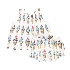 Baby Girls Jaipur Set - Vintage Soft Serve