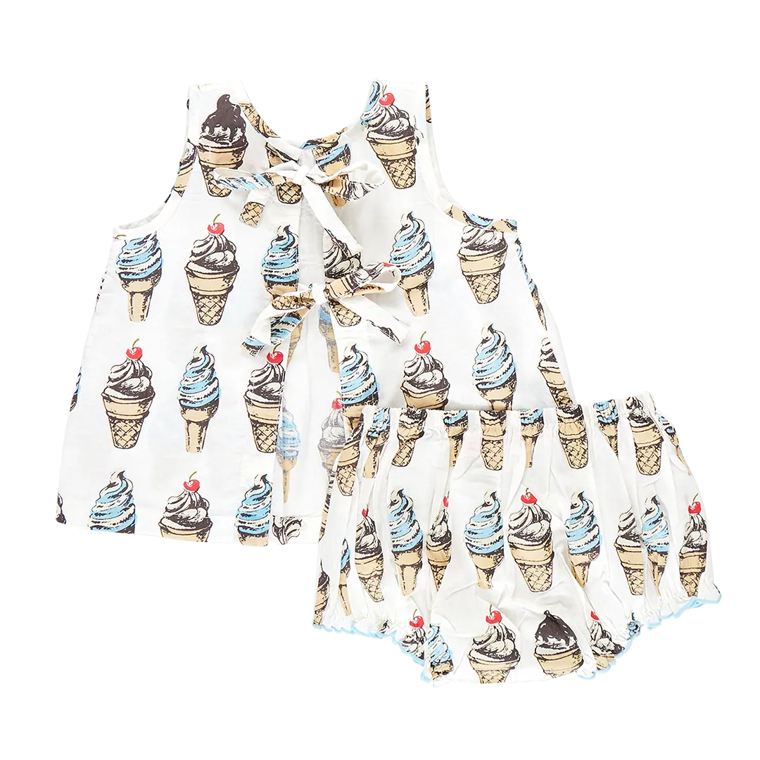 Baby Girls Jaipur Set - Vintage Soft Serve