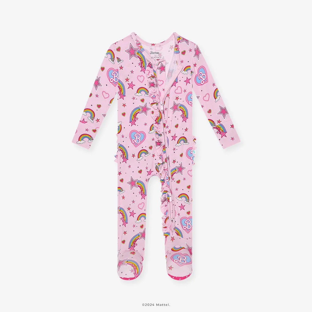 Barbie™ Star Power Footie Ruffled Zippered One Piece