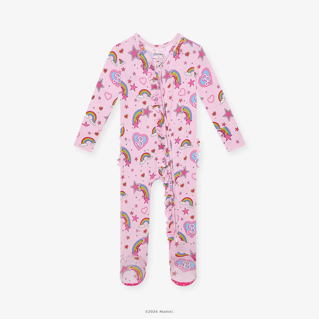 Barbie™ Star Power Footie Ruffled Zippered One Piece