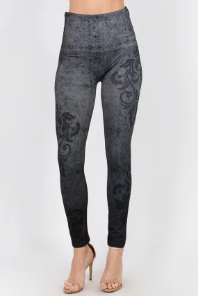 Baroque Filigree Ornament Leggings