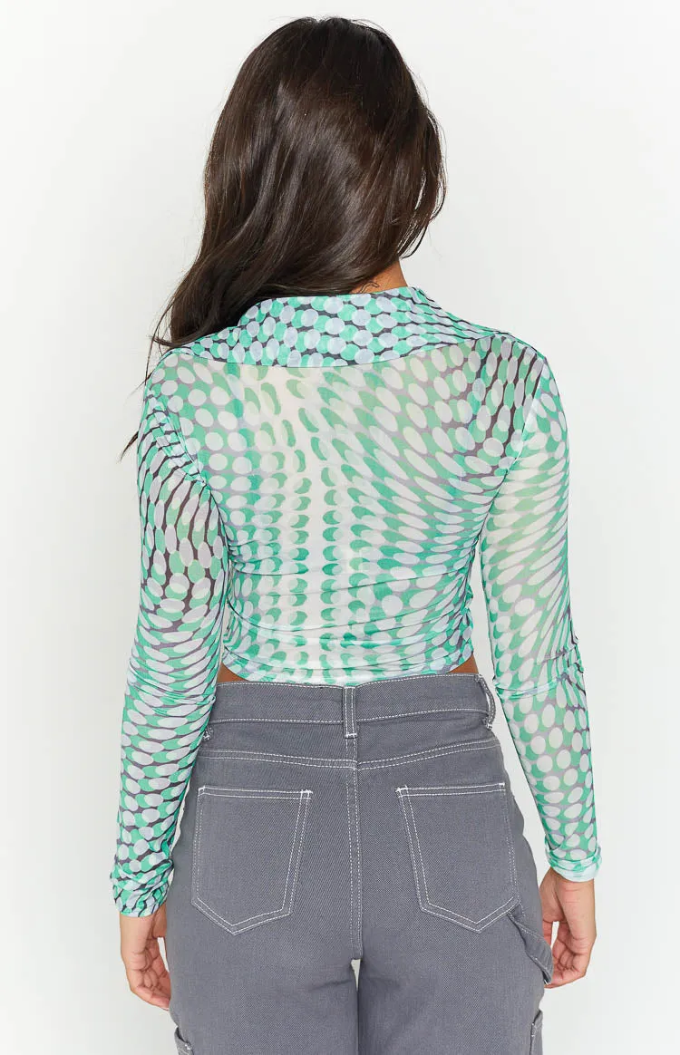 Bexley Green Mesh Button Up Shirt