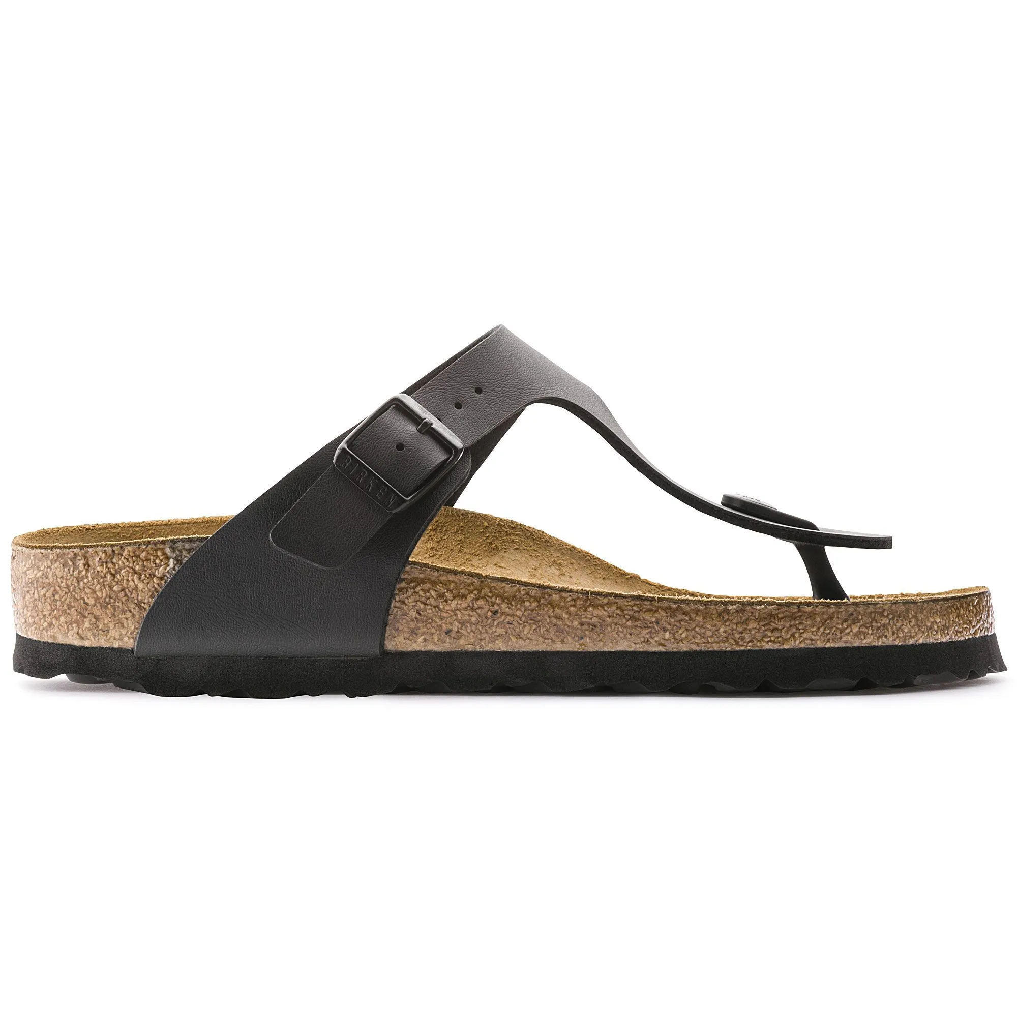 BIRKENSTOCK GIZEH BLACK BIRKO-FLOR