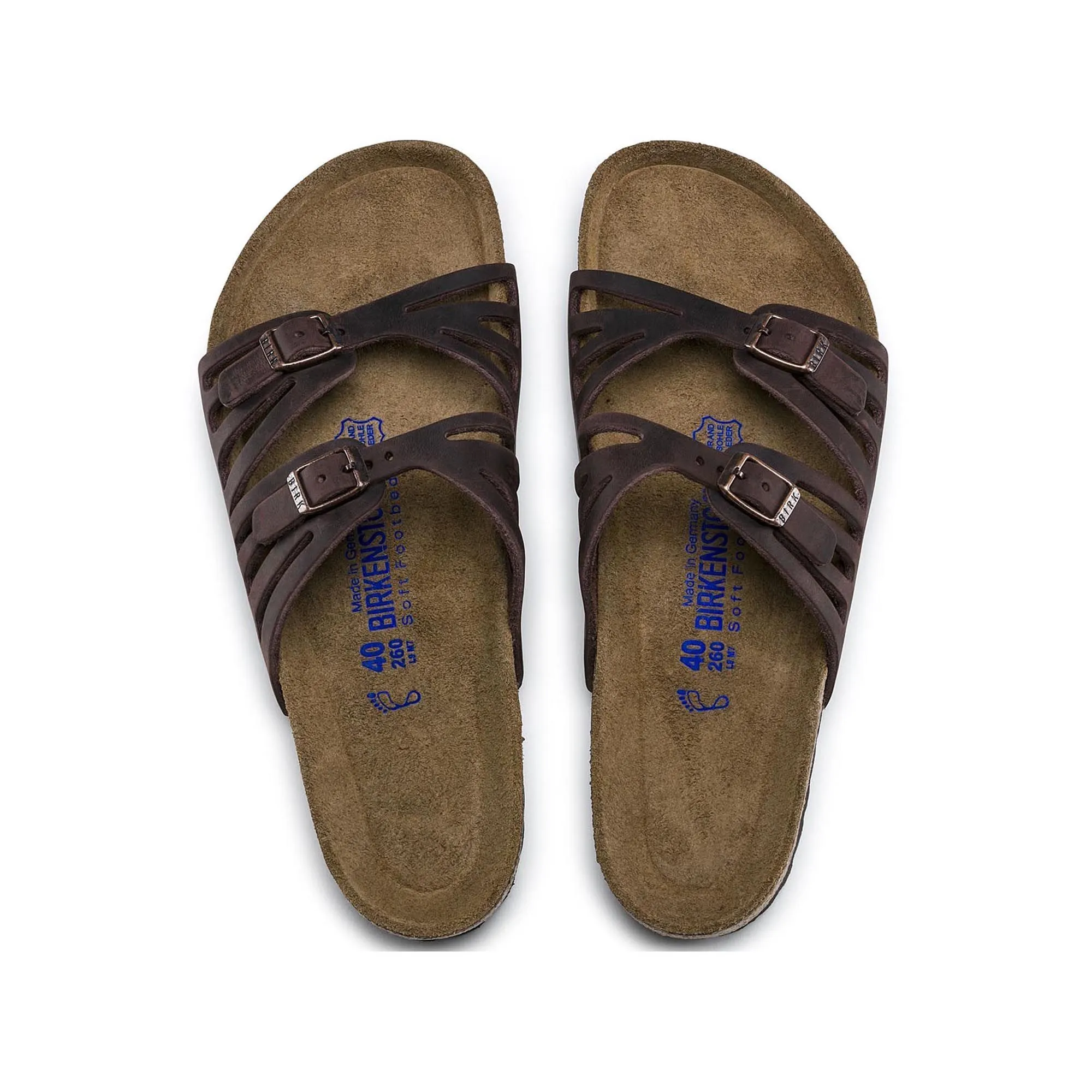 BIRKENSTOCK GRANADA SOFT FOOTBED HABANA OILED LEATHER