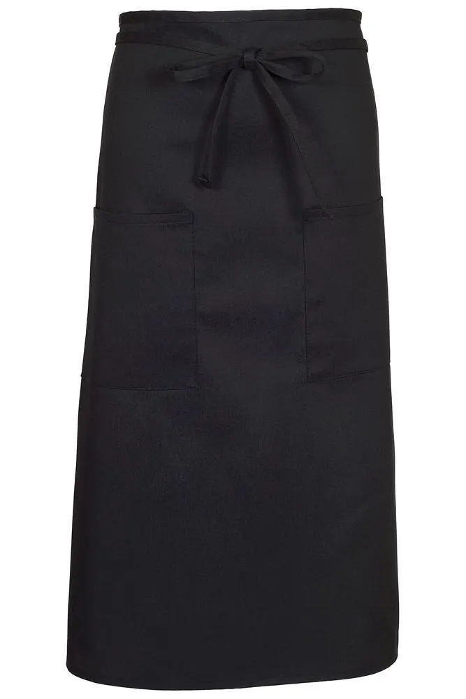 Black Bistro Apron (2 Pockets)