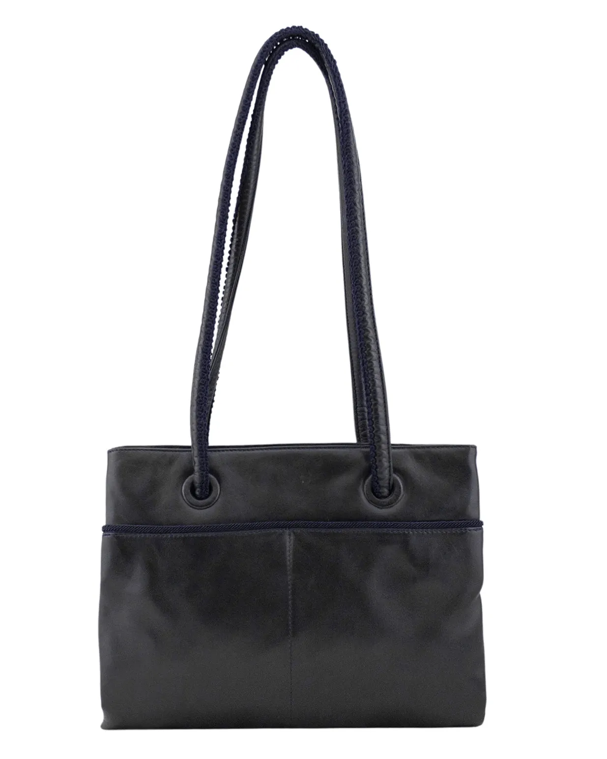 Black Leather Shoulder Bag