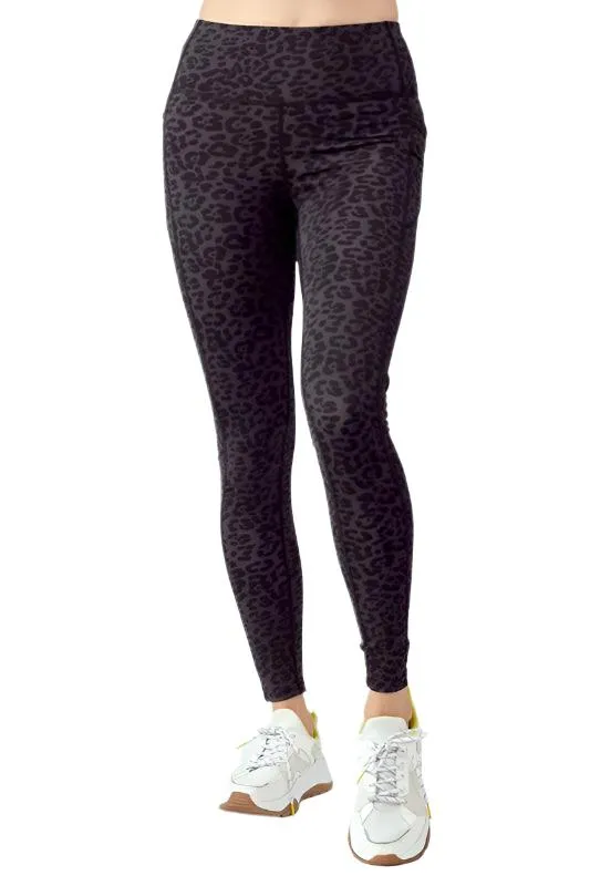 Black Leopard Leggings