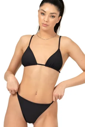 Black Two-Piece Bikini Set