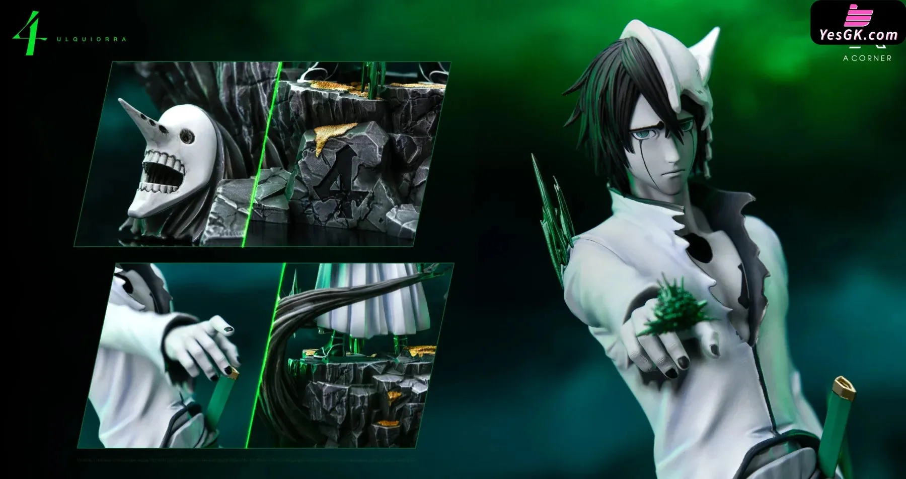 BLEACH Espada 1st No.4 ULQUIORRA CIFER Resin Statue - A CORNER Studio [Pre-Order]