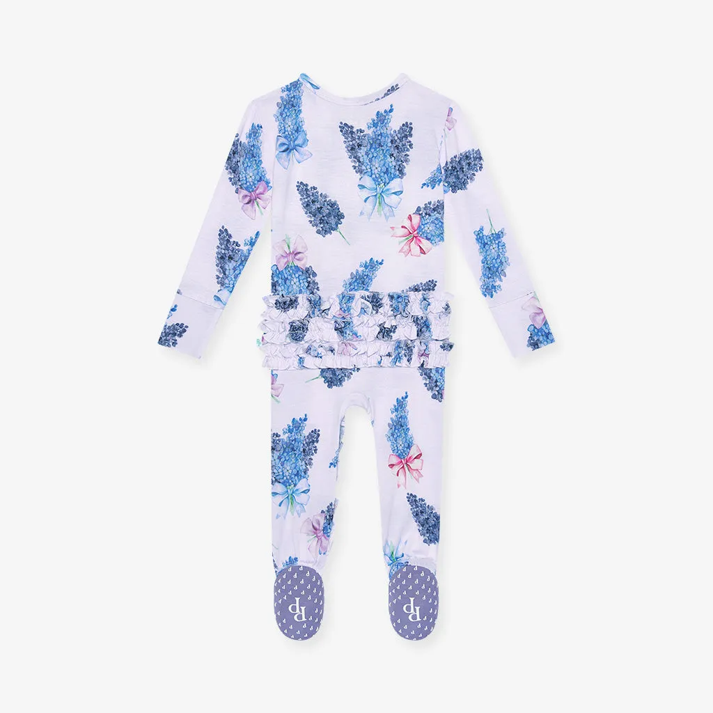 Bonny Footie Ruffled Zippered One Piece