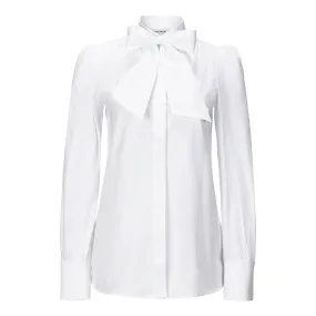 Bow Tie Blouse - White