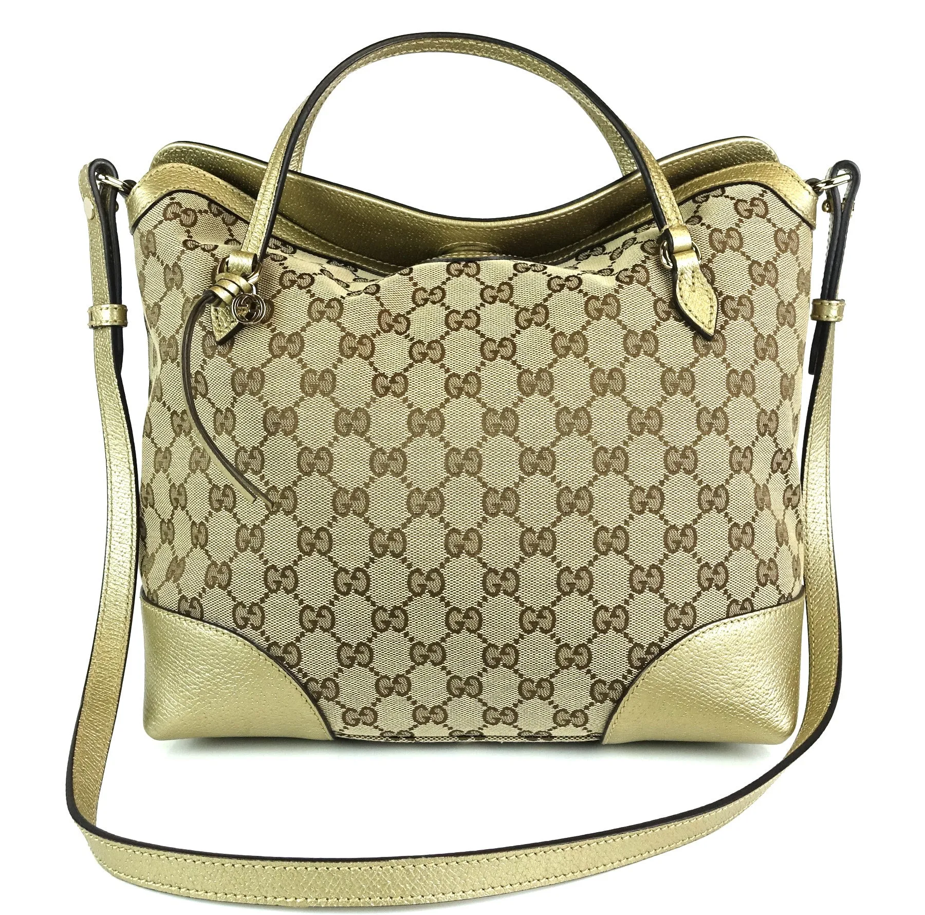 Bree Monogram Canvas Convertible Top Handle Bag