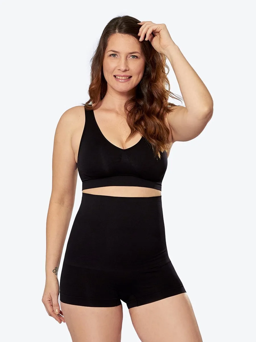 Bundle Shapermint Essentials - 1 High-Waisted Shaper Shorts   1 High-Waisted Shaper Boyshort