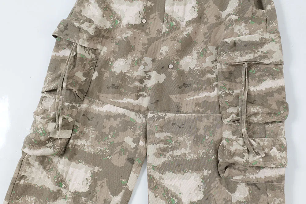 Camouflage | Multiple Pockets Cargos