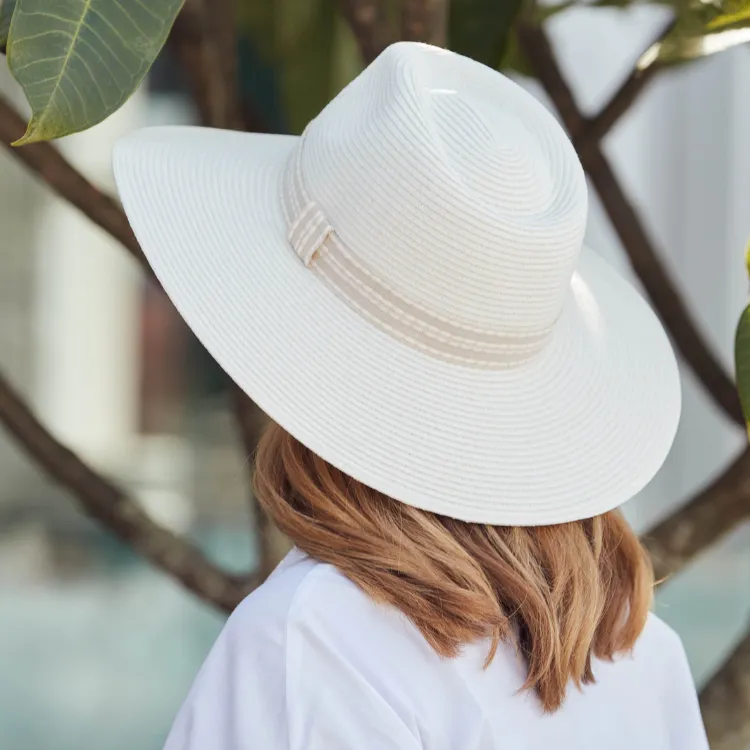 Canopy Bay by Deborah Hutton Whitehaven Fedora - Ivory