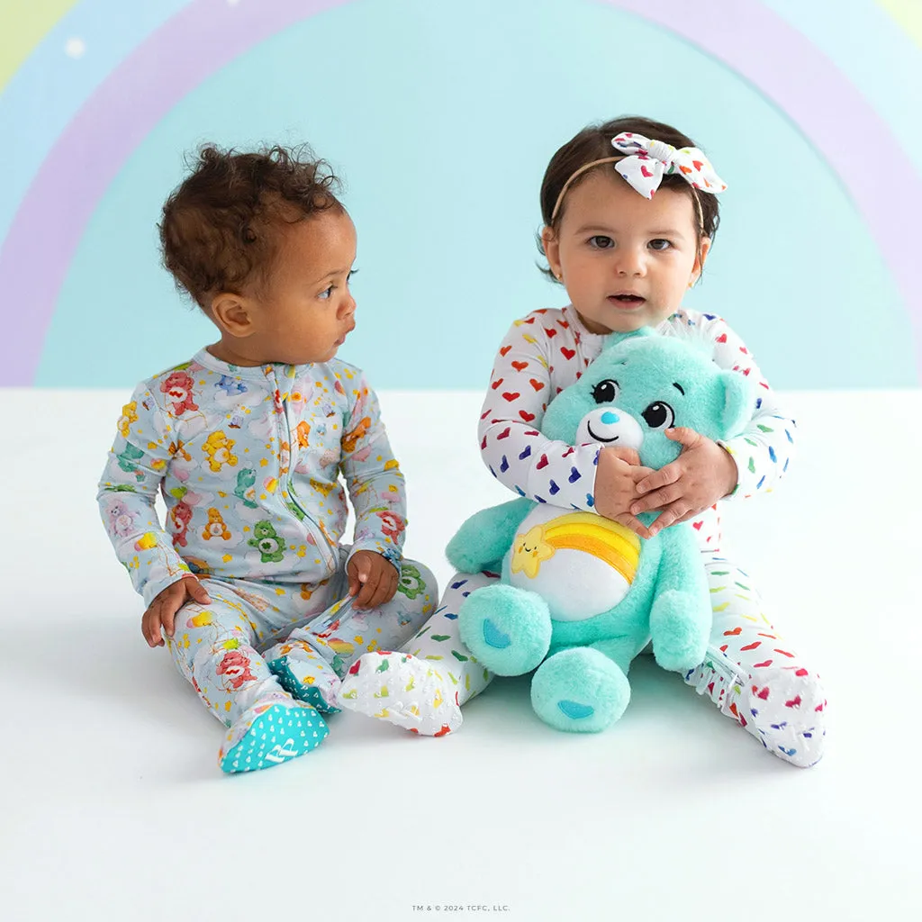 Care Bears™ Rainbow Hearts Footie Ruffled Zippered One Piece