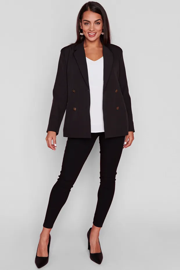 Claire Black Blazer