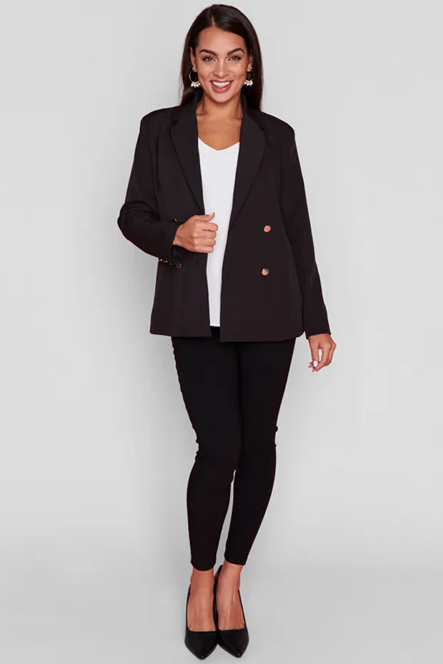 Claire Black Blazer