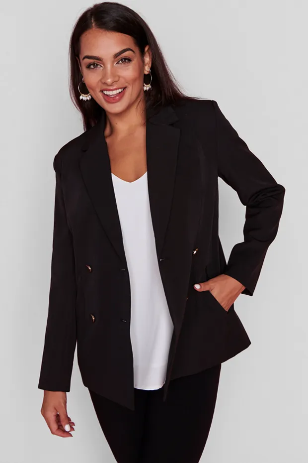 Claire Black Blazer