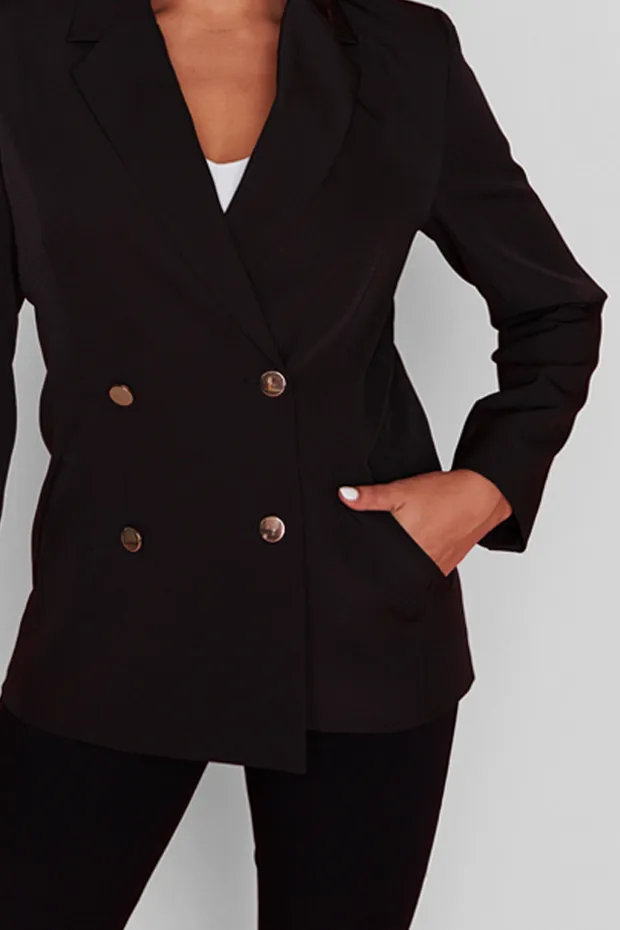 Claire Black Blazer