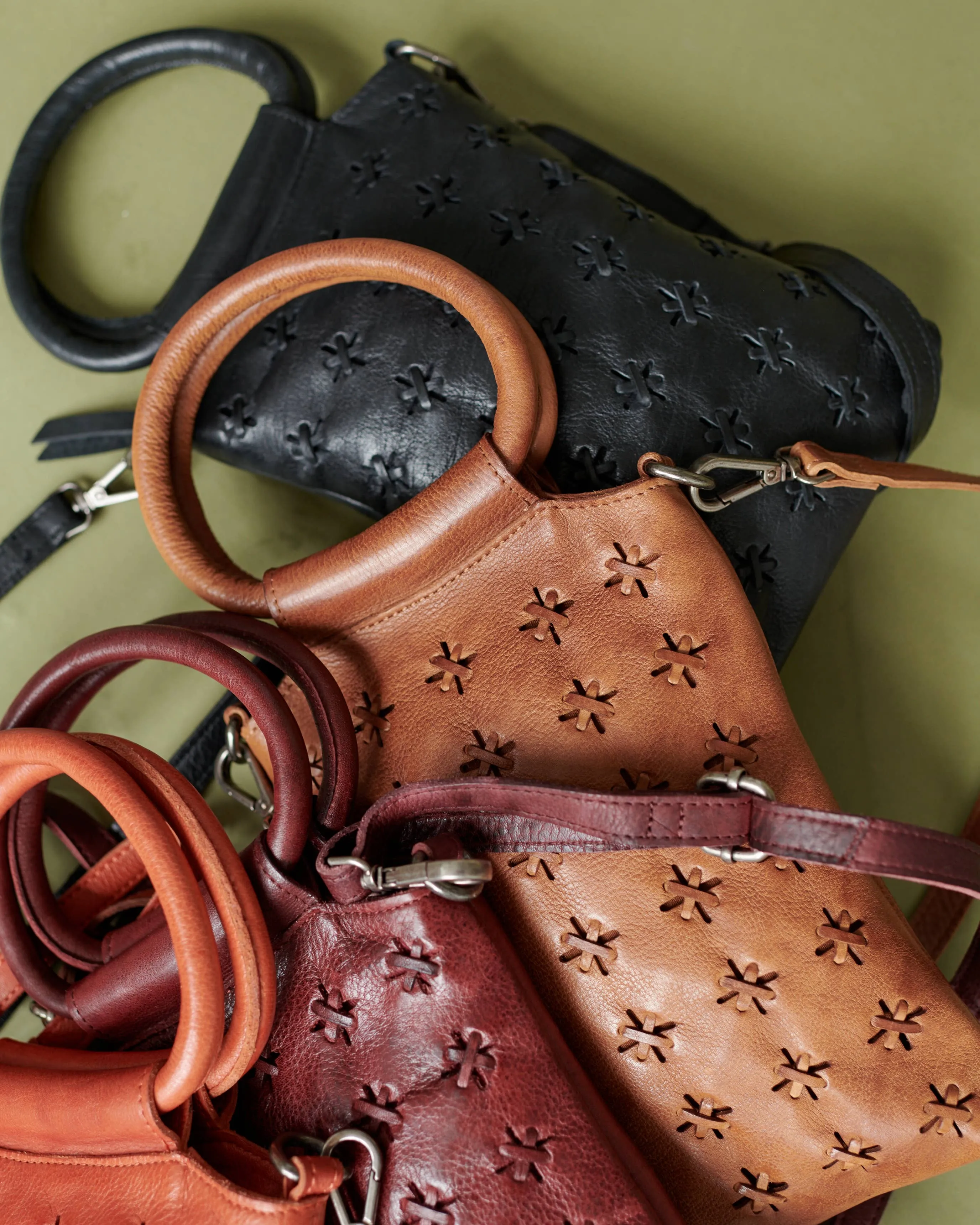 Cooper Handcrafted Leather Crossbody Bags Latico