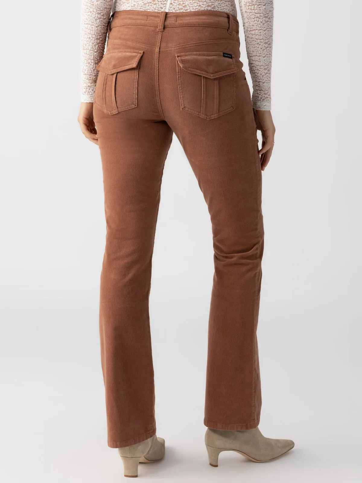 Corduroy Hayden Bootcut Standard Rise Pant Raw Hide