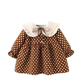 Dot & Floral Princess Dresses for Baby