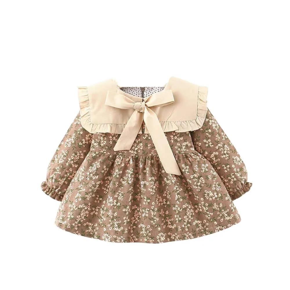 Dot & Floral Princess Dresses for Baby