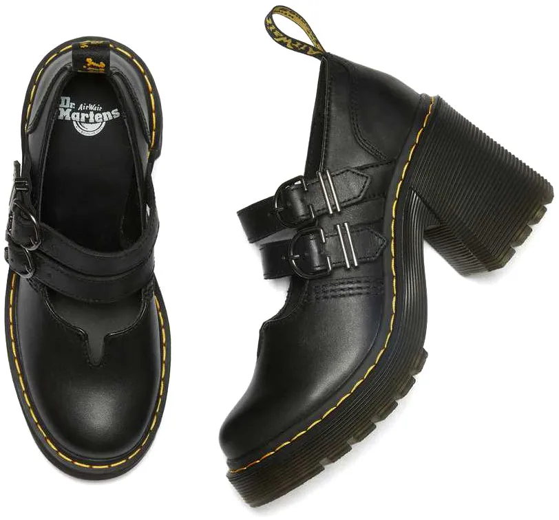 Dr. Martens Eviee Sendal Leather Heeled Mary Jane