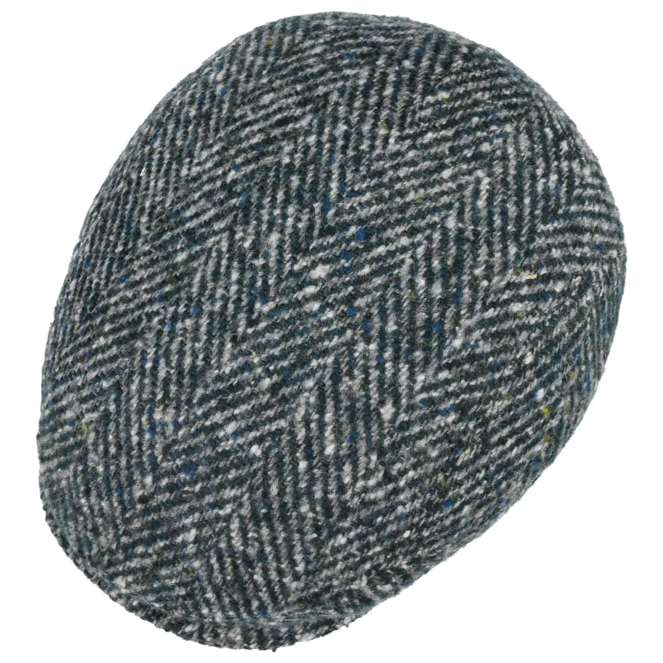 Driver Cap Herringbone Virgin Wool by JJ Hats