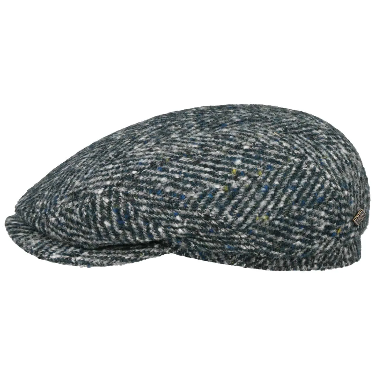 Driver Cap Herringbone Virgin Wool by JJ Hats