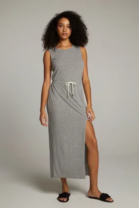 Durangoo Streaky Grey Maxi Dress